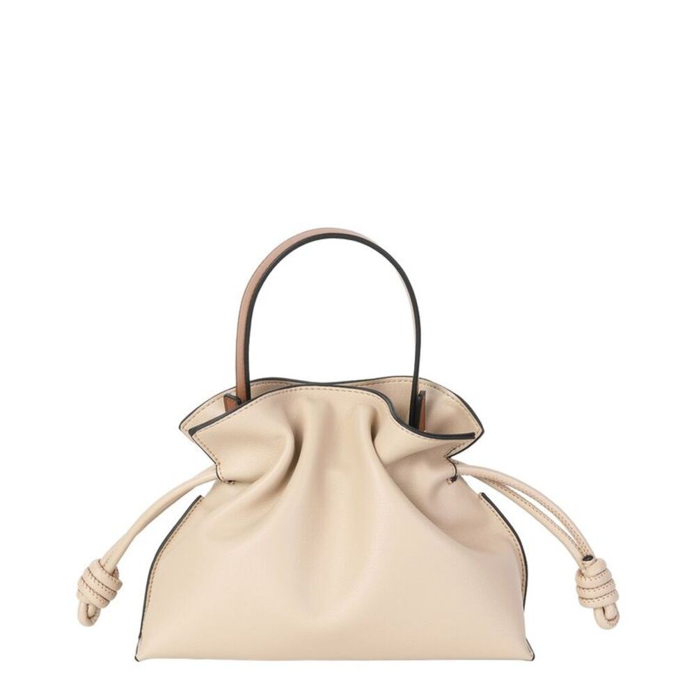 Tiffany & Fred Paris Soft Leather Bucket Bag, Beige